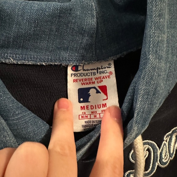 Champion Detroit tigers MLBP reserve weave warm up hoodie - Picture 8 of 8